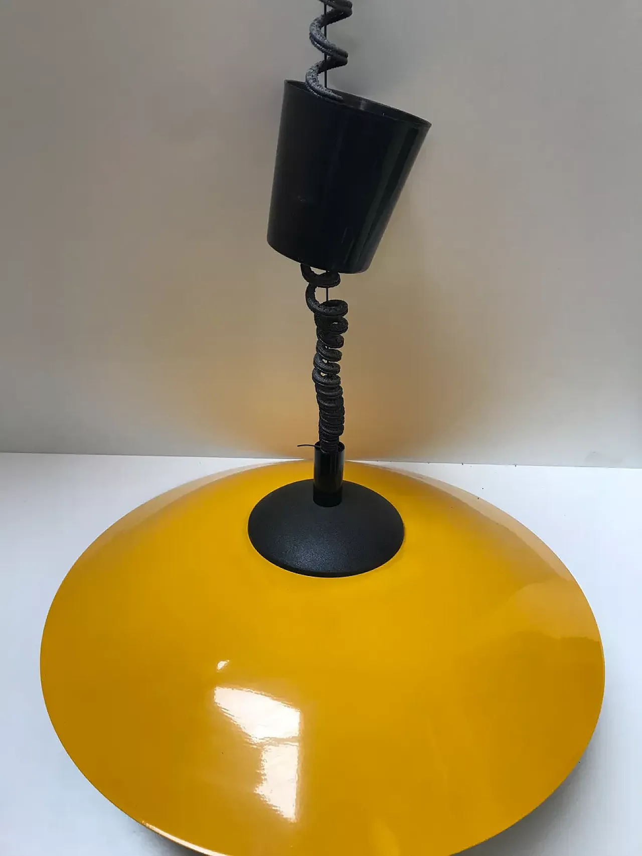 Oscar metal pendant lamp, 1980s 7