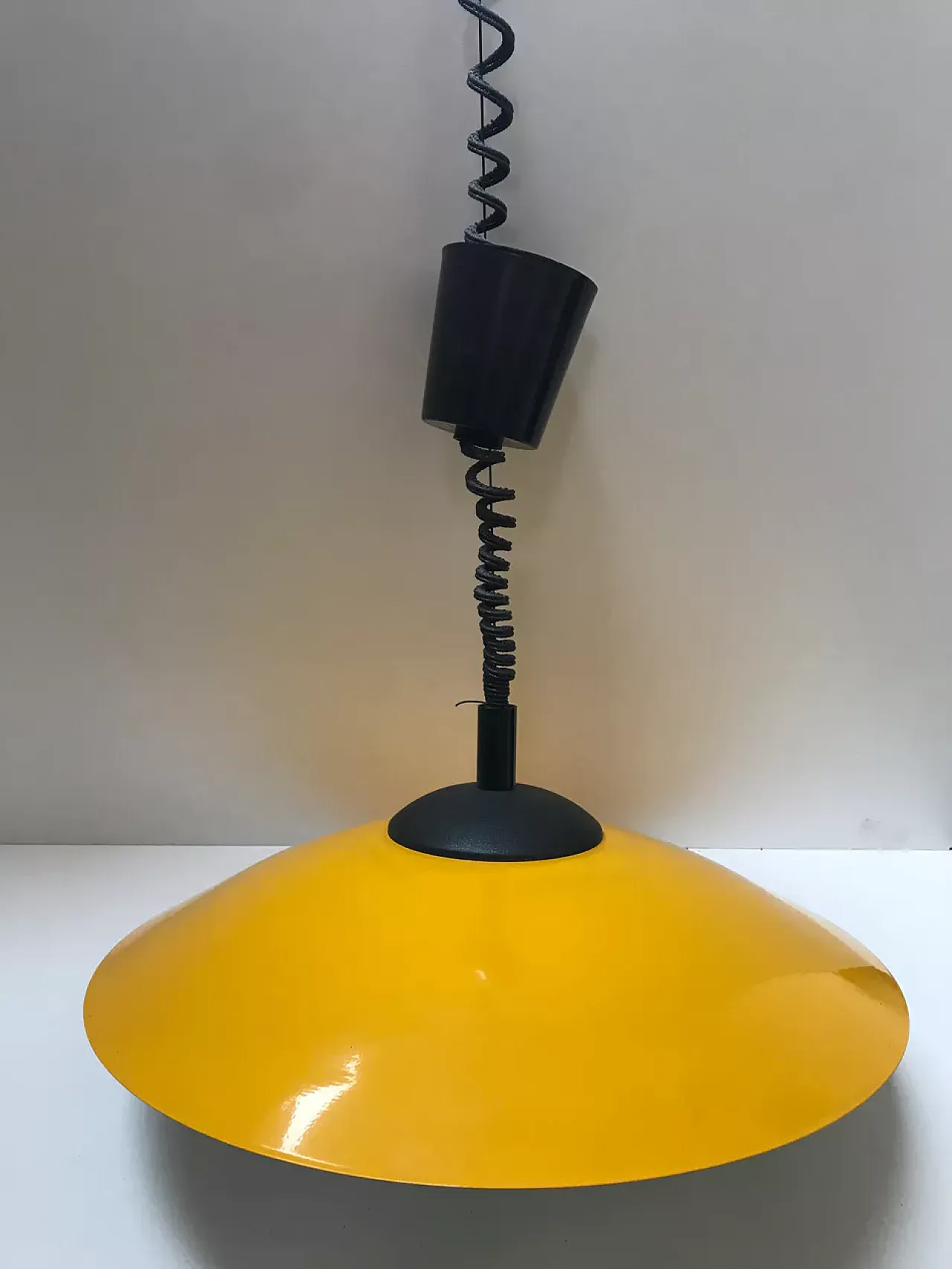 Oscar metal pendant lamp, 1980s 9