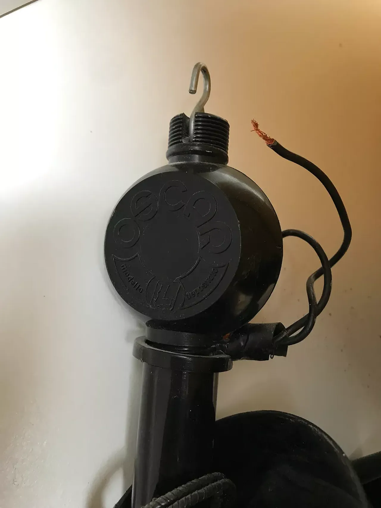 Oscar metal pendant lamp, 1980s 11