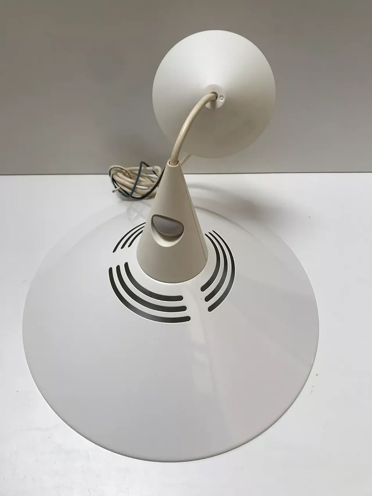 White metal pendant lamp, 1980s 1