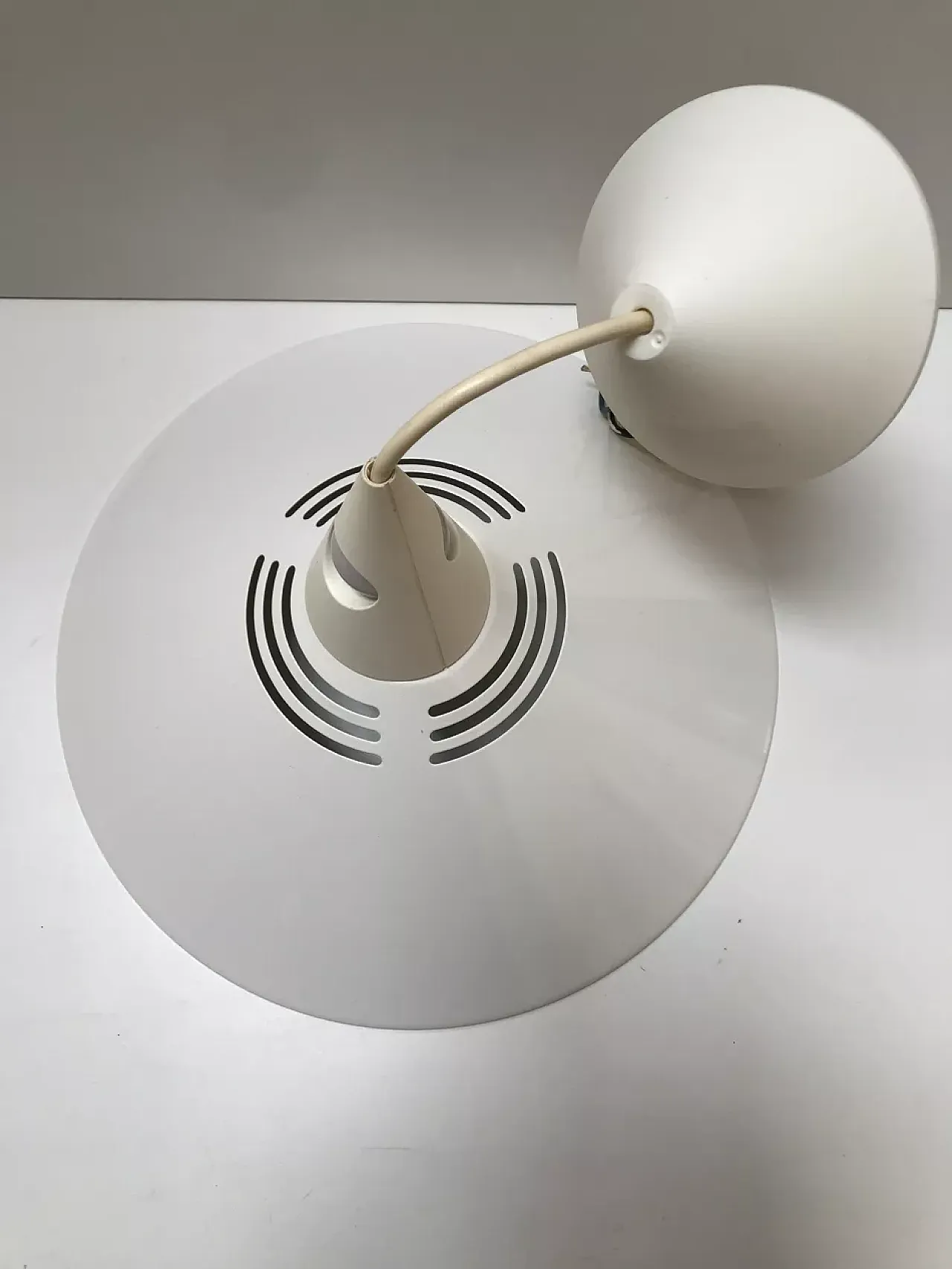 White metal pendant lamp, 1980s 2