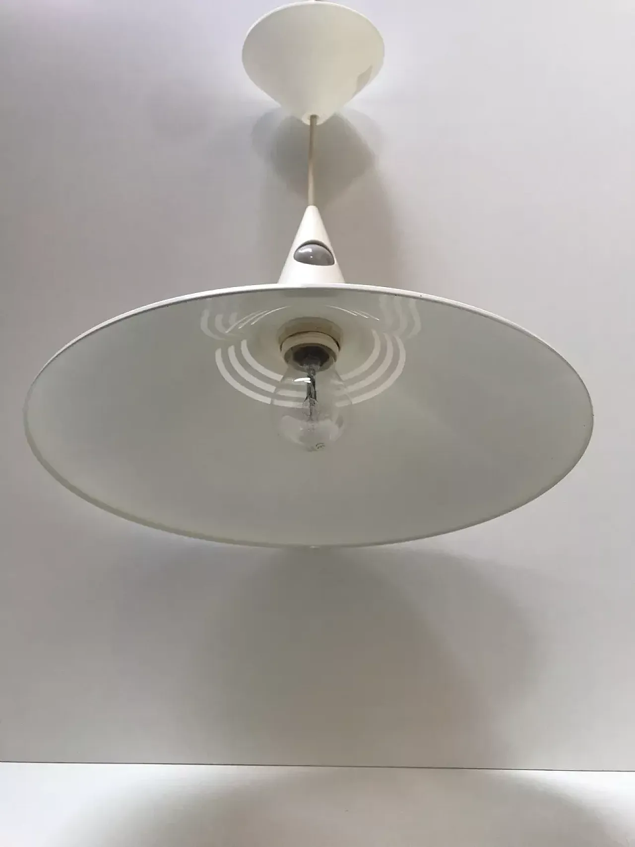White metal pendant lamp, 1980s 6