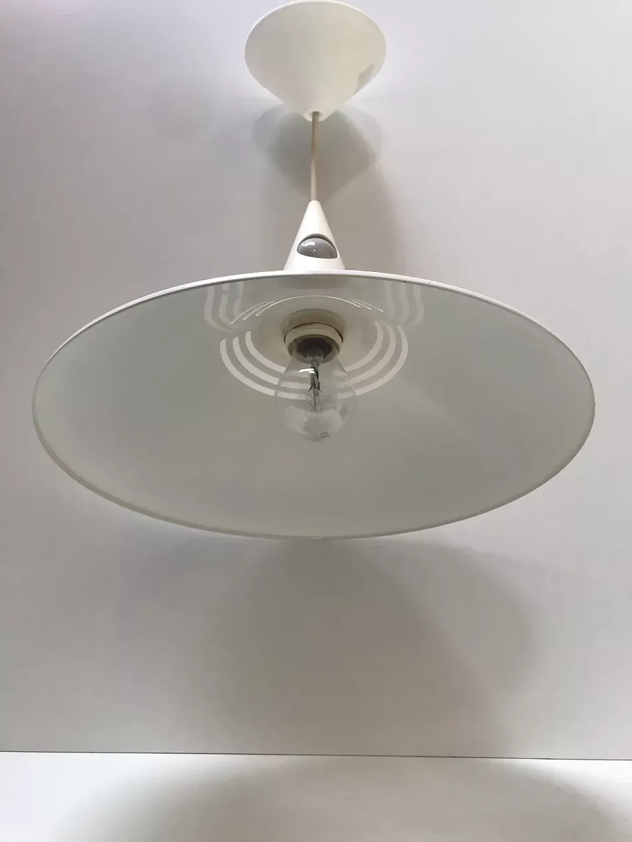 White metal pendant lamp, 1980s 7