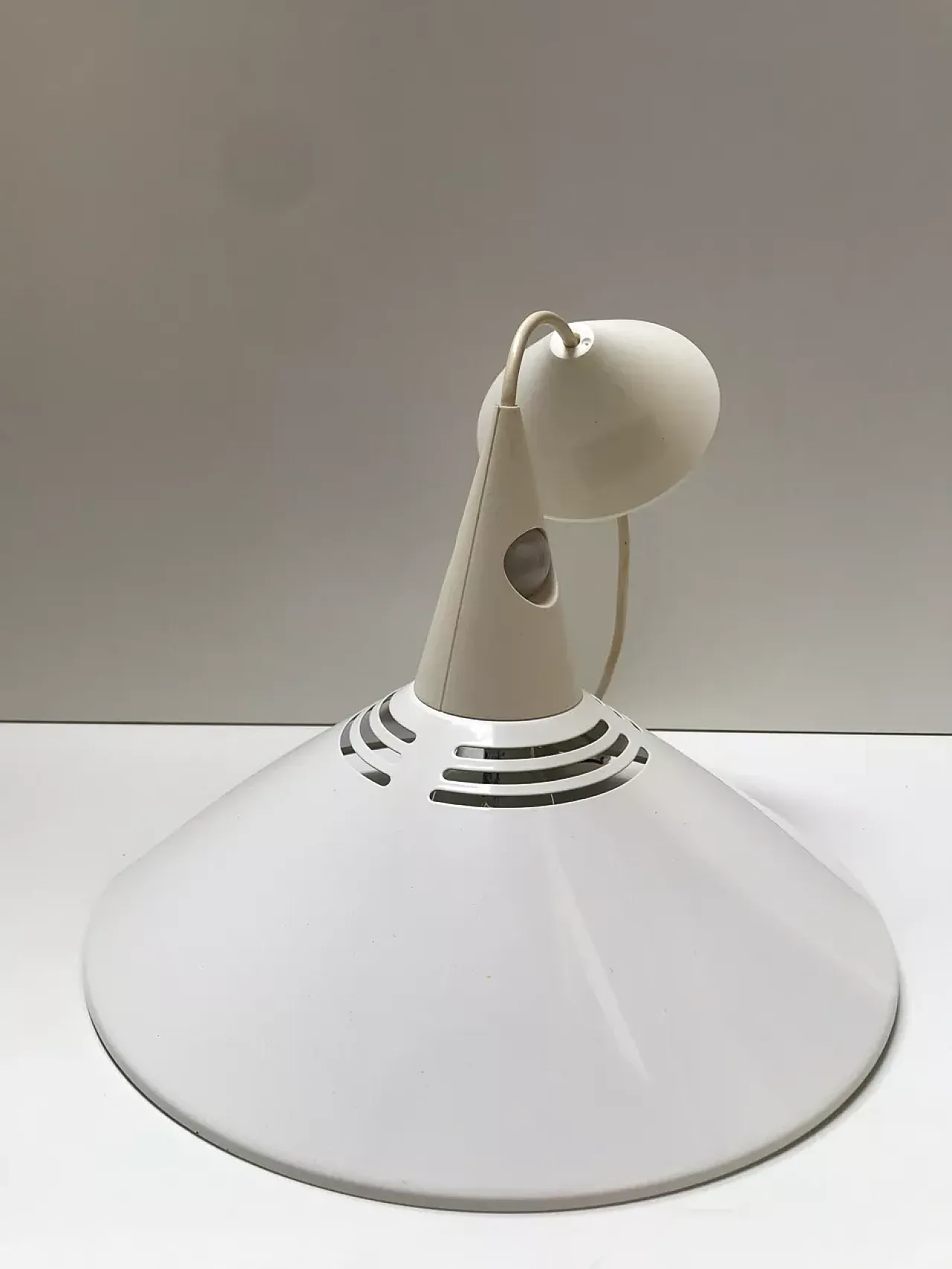 White metal pendant lamp, 1980s 9