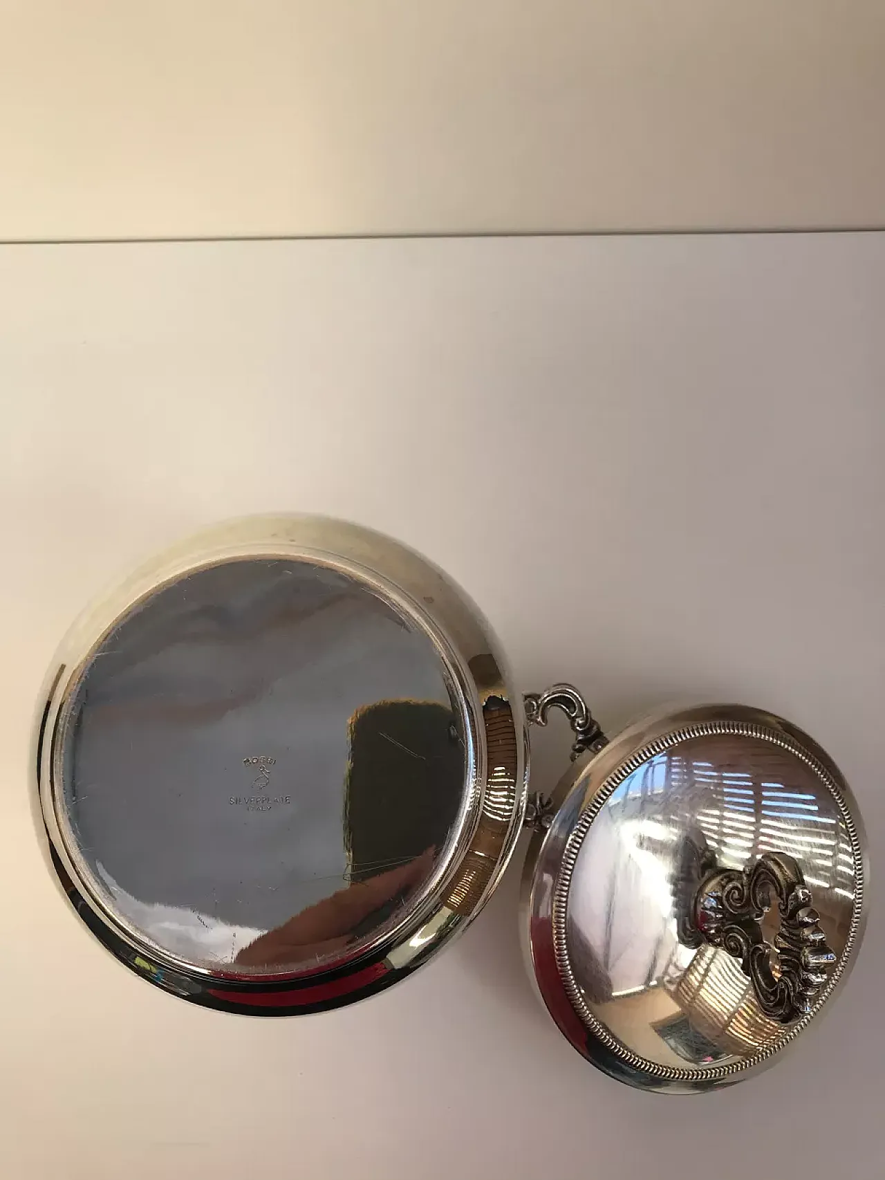 Bossi silver ice bucket, 20th century 7