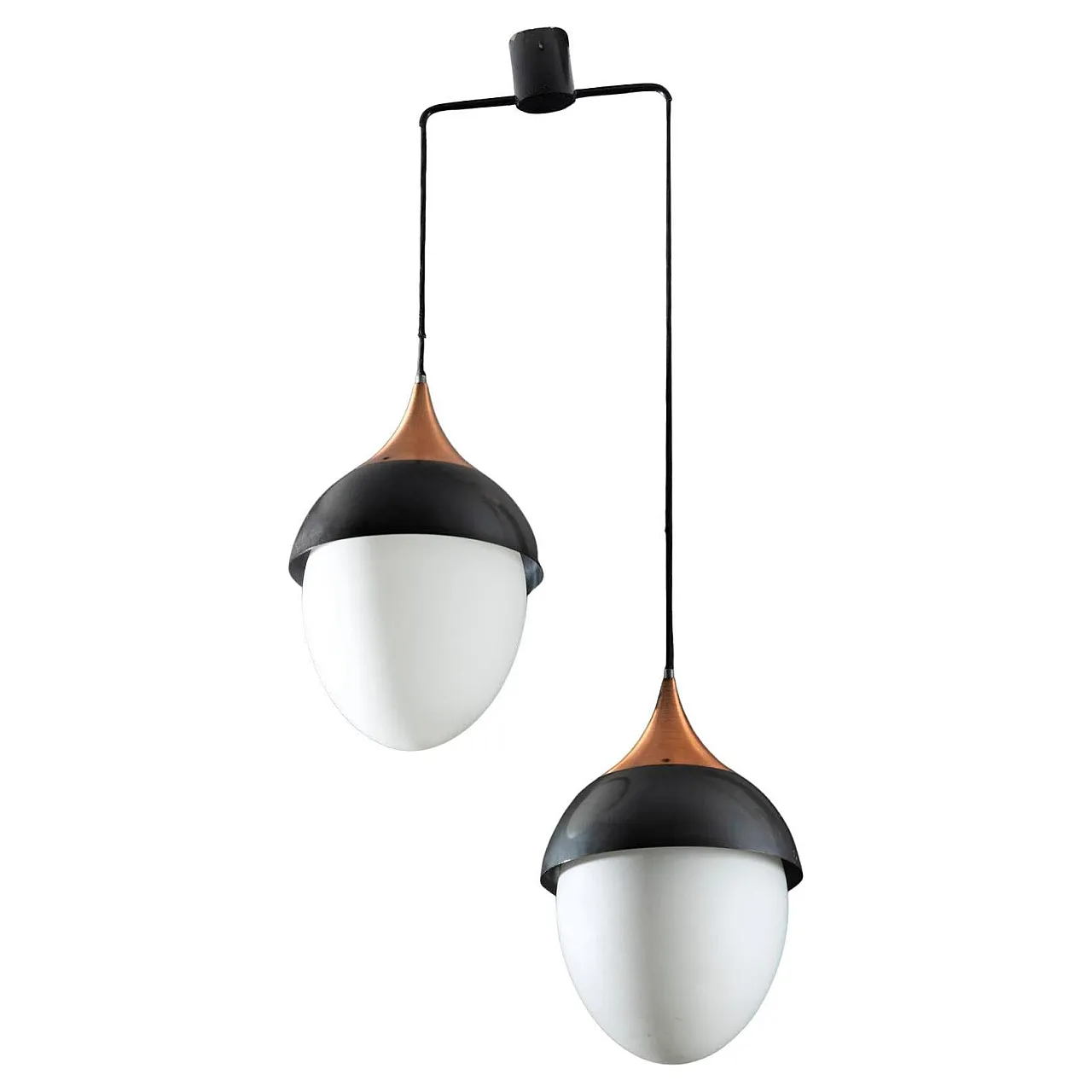 Lampada a sospensione di Stilnovo, anni '50 1