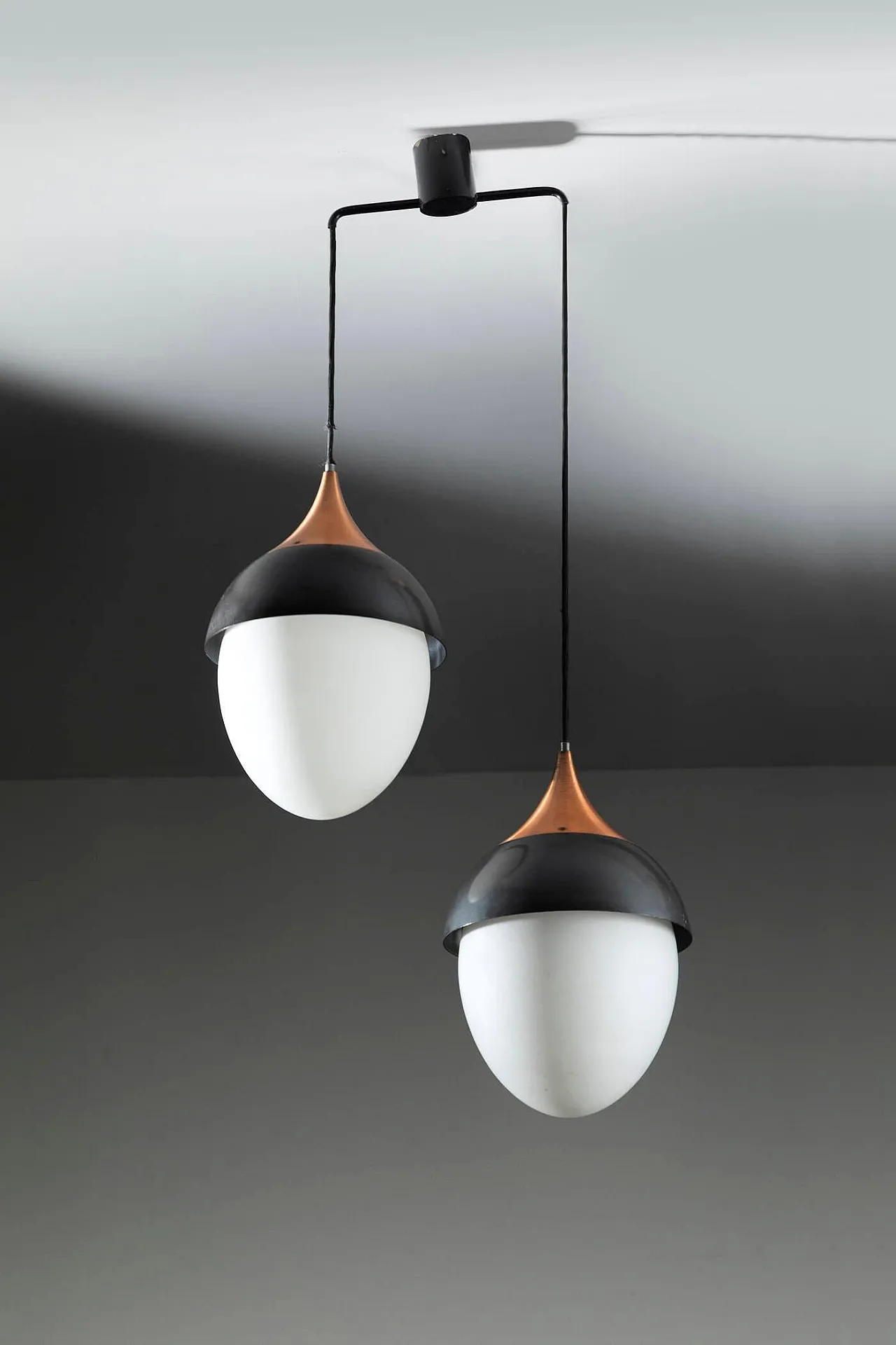 Lampada a sospensione di Stilnovo, anni '50 2
