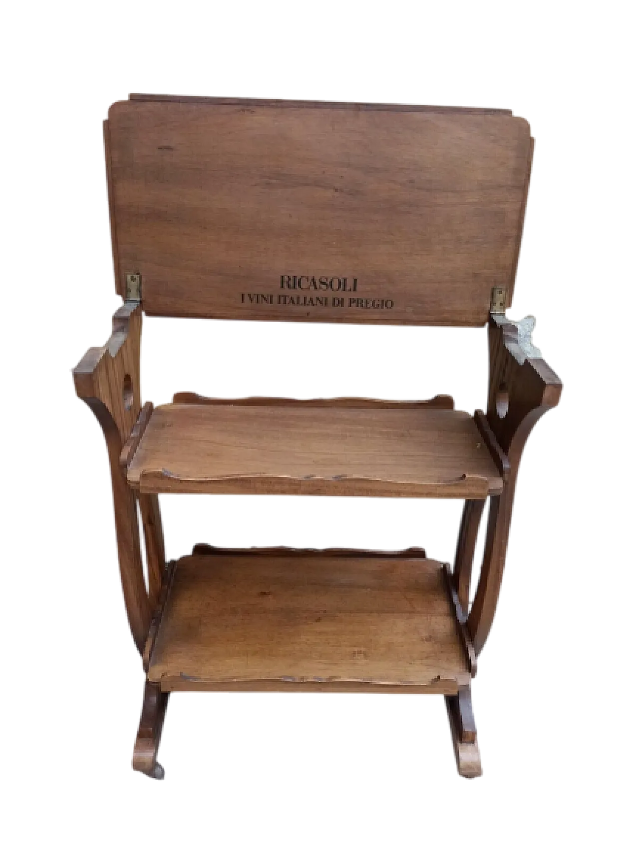 Wooden wine cart, 1960s 9