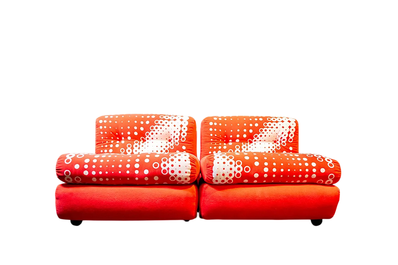 5 Poltrone Amanta di M. e G. per B&B Italia, anni '60 6