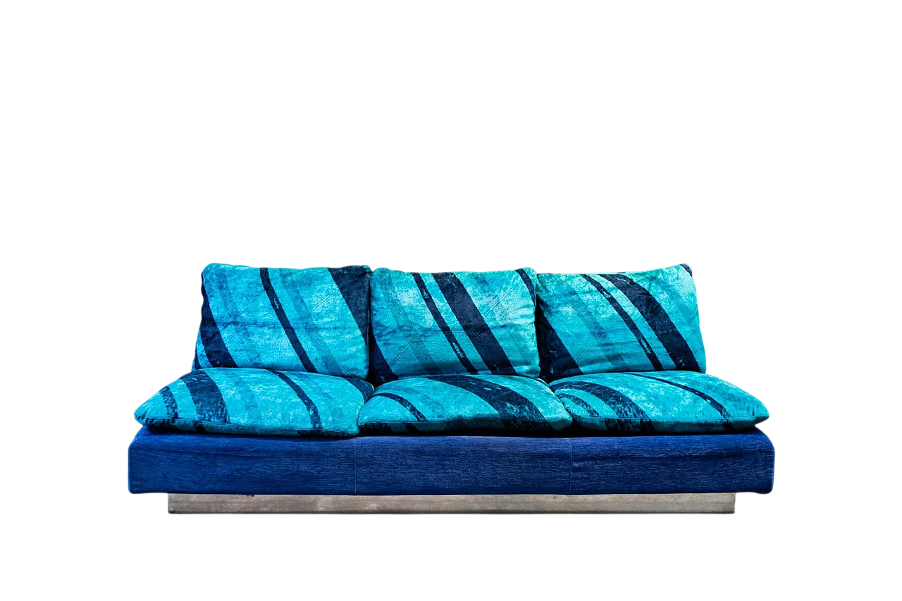 Divano letto Kenthia di Ernesto Radaelli per Saporiti, anni '70 6