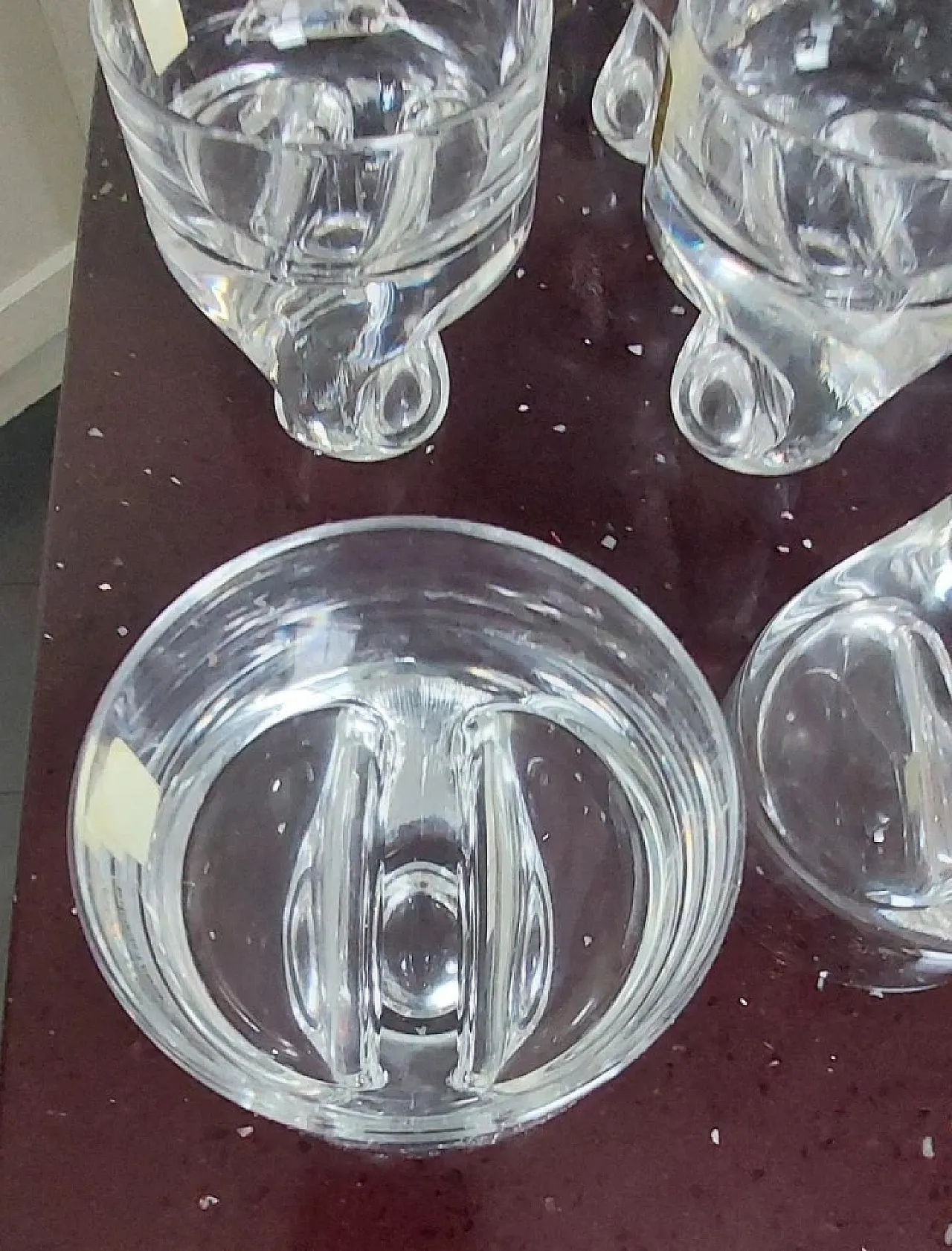 12 whisky glasses Kristall Krisla by Taddei Sistini, 1960s 5