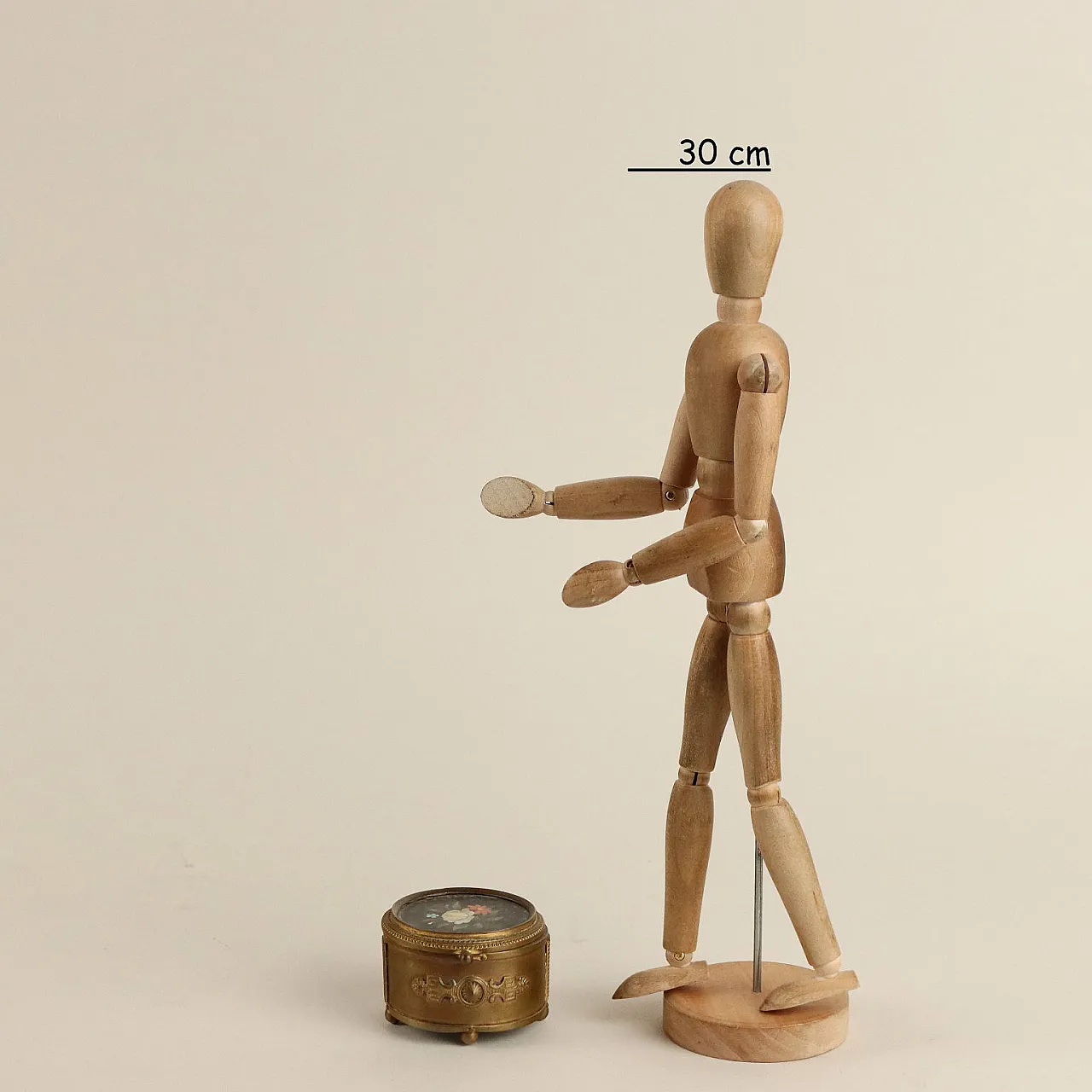 Scrigno in bronzo con coperchio in marmo, '800 2