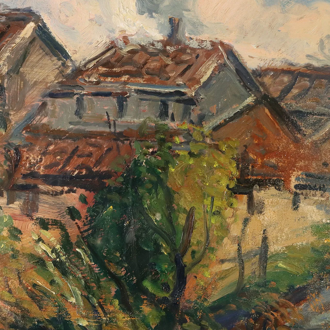 Giovanni Balansino, L'Olona, olio su faesite 4