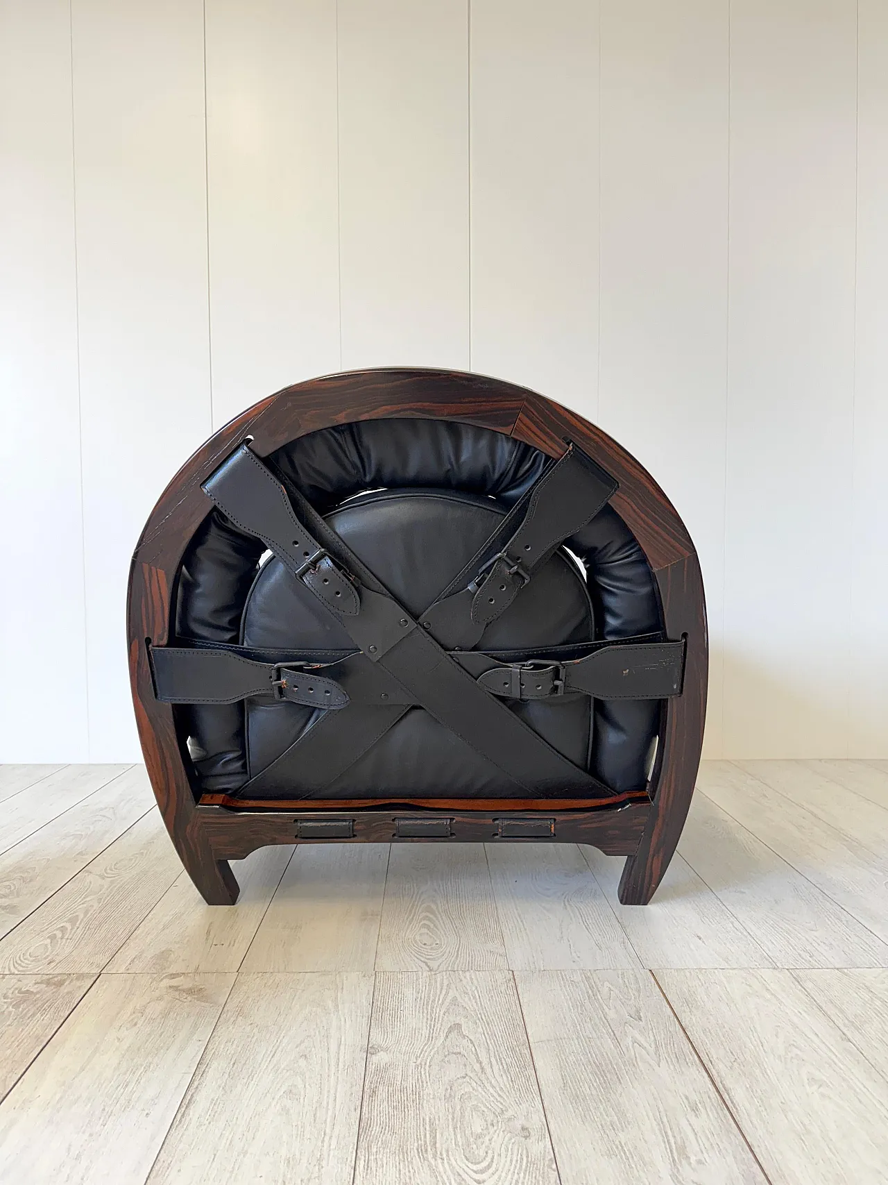 Poltrona e pouf Rancero di Luciano Frigerio, anni '70 8