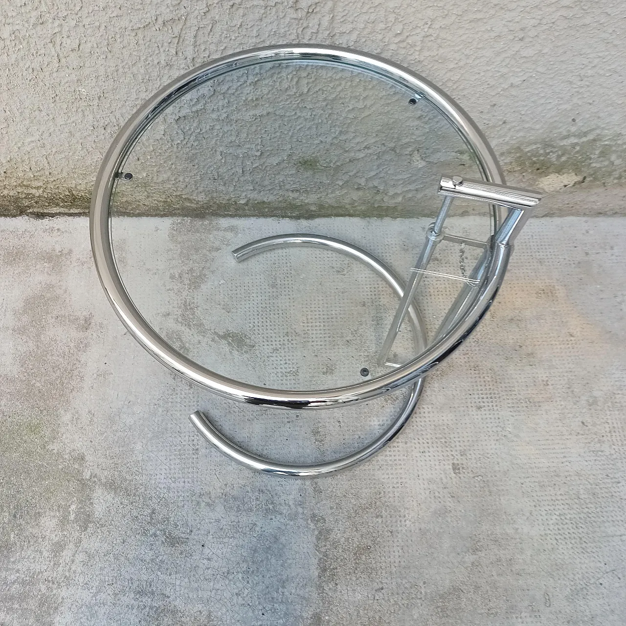 Adjustable side table in the Style of Eileen Gray, 1980s 6