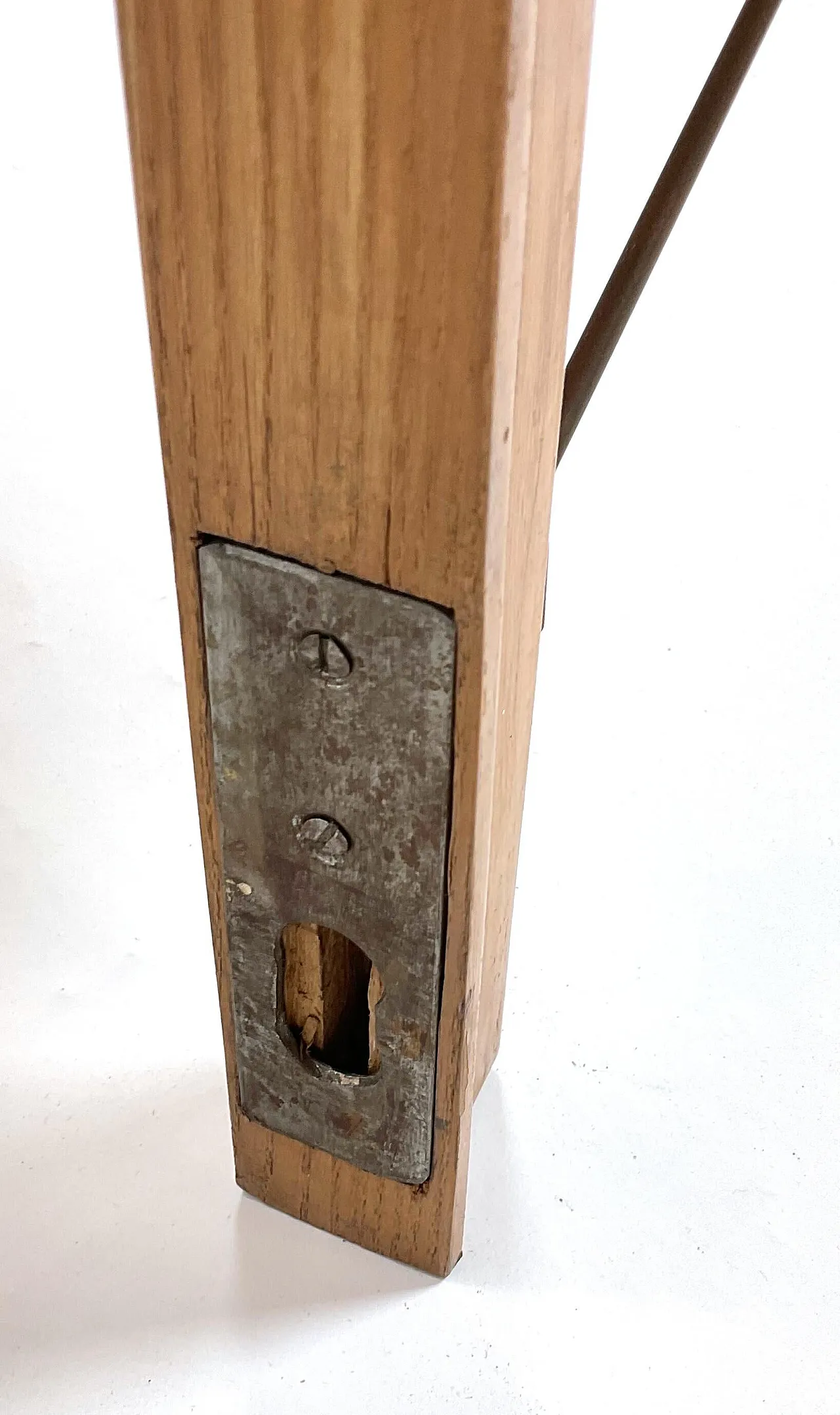 Cabinet with drop-down desk and hanging corner bookcase, 1950s 14
