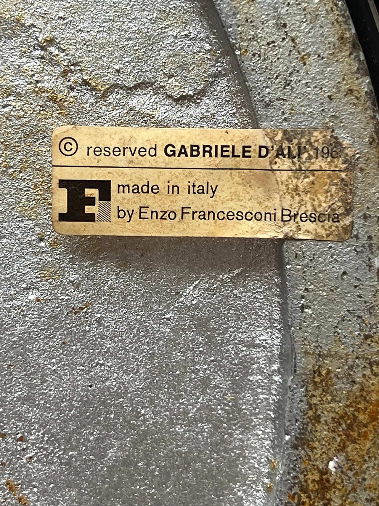 Jointed lamp by Gabriele D'Ali for Francesconi, 1960s 13