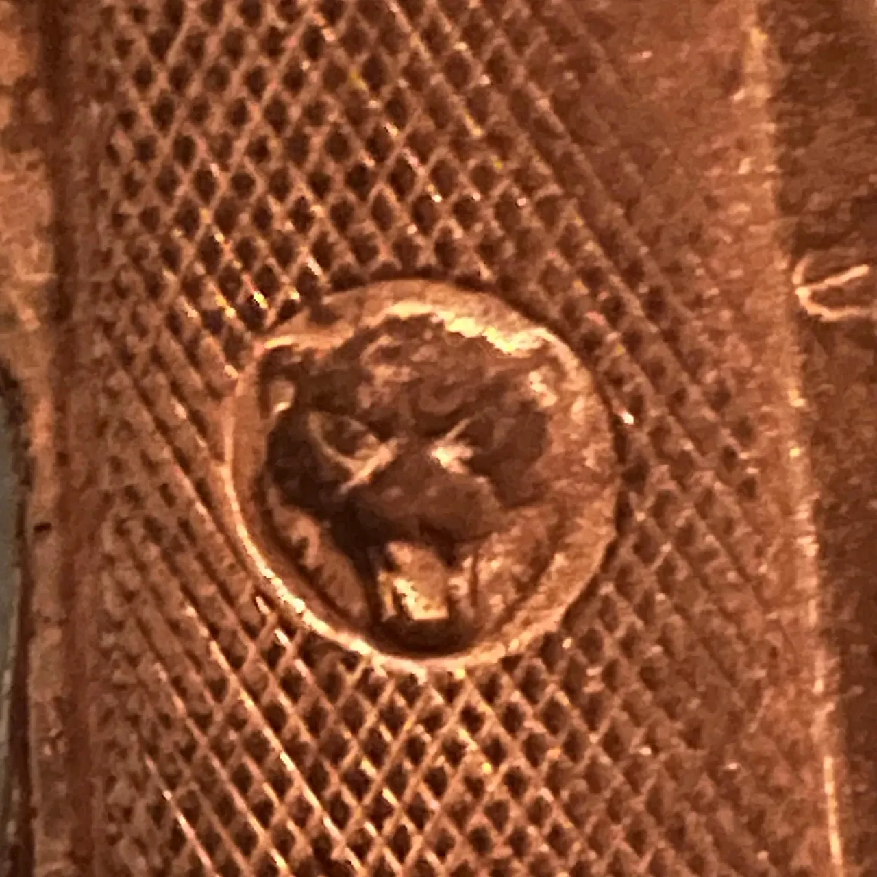 Gianni Pisan, table sculpture with gun, numbered 44/100, 1970s 12