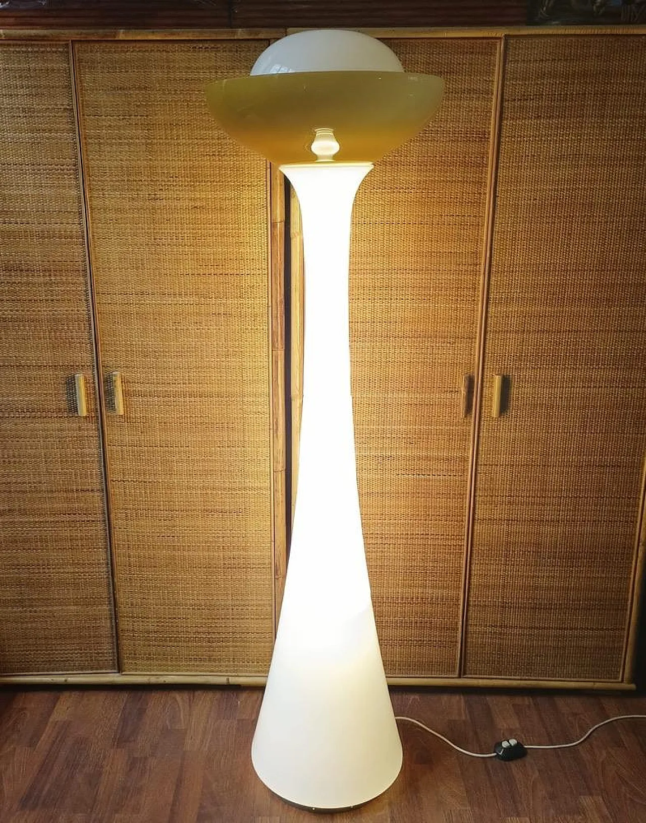 Murano glass floor lamp by C. Nason for Selenova, 1960s 3