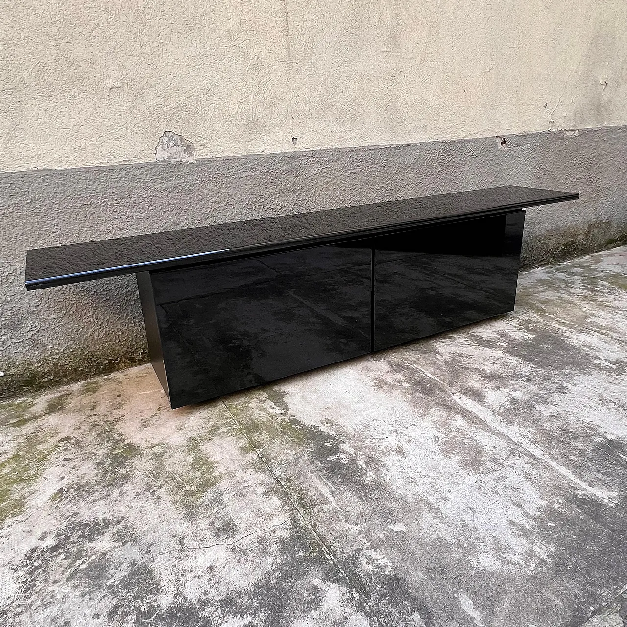 Sheraton sideboard by Giotto Stoppino for Acerbis, 1980s 3