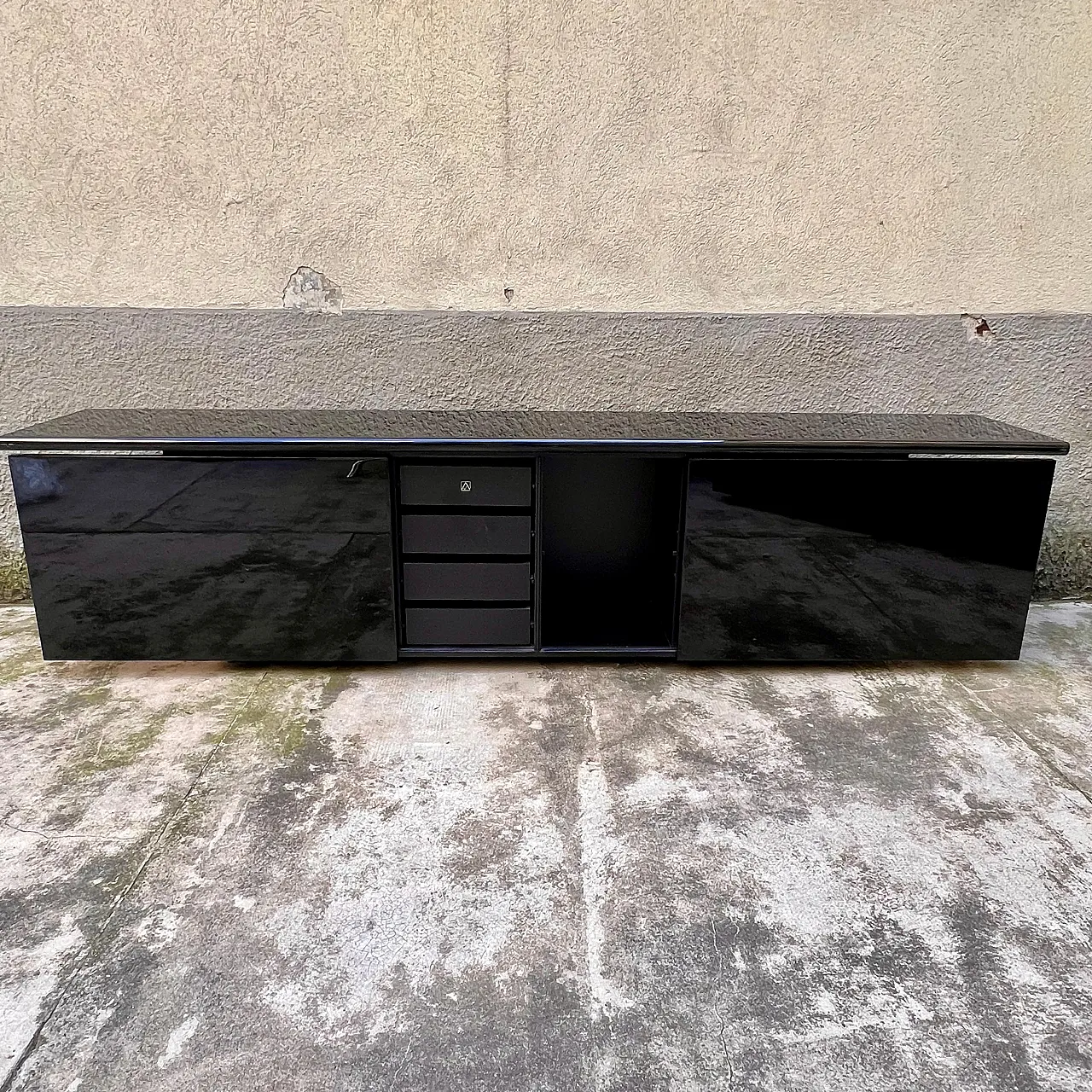 Sheraton sideboard by Giotto Stoppino for Acerbis, 1980s 5