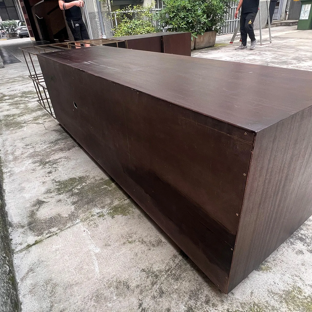 Train corner sculptural sideboard by Alberto Tonni, 1980s 15