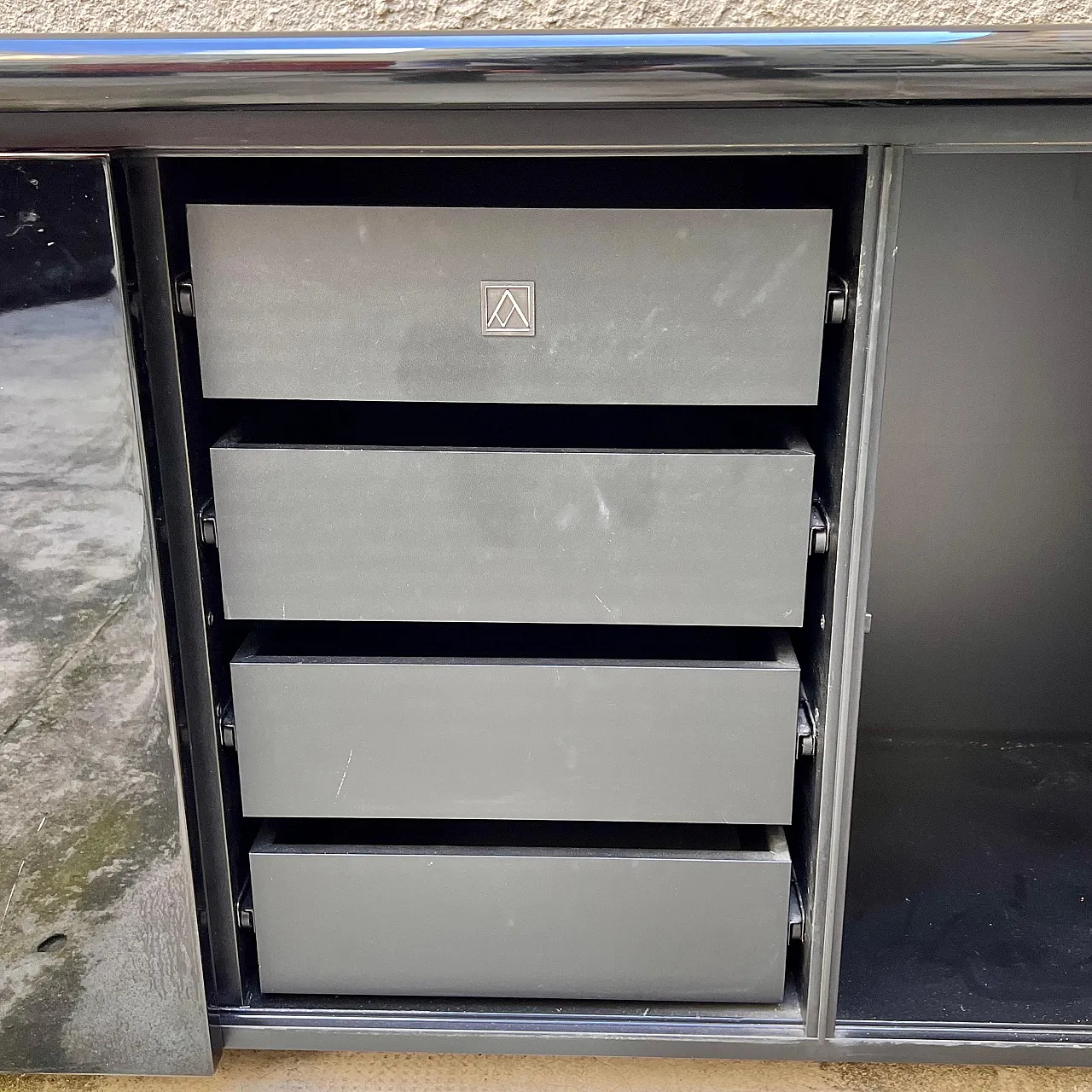 Sheraton sideboard by Giotto Stoppino for Acerbis, 1980s 6