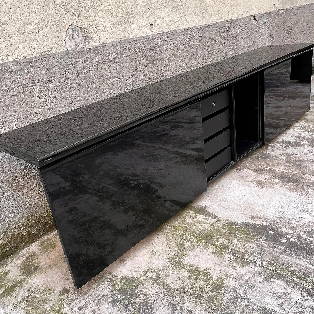 Sheraton sideboard by Giotto Stoppino for Acerbis, 1980s 11