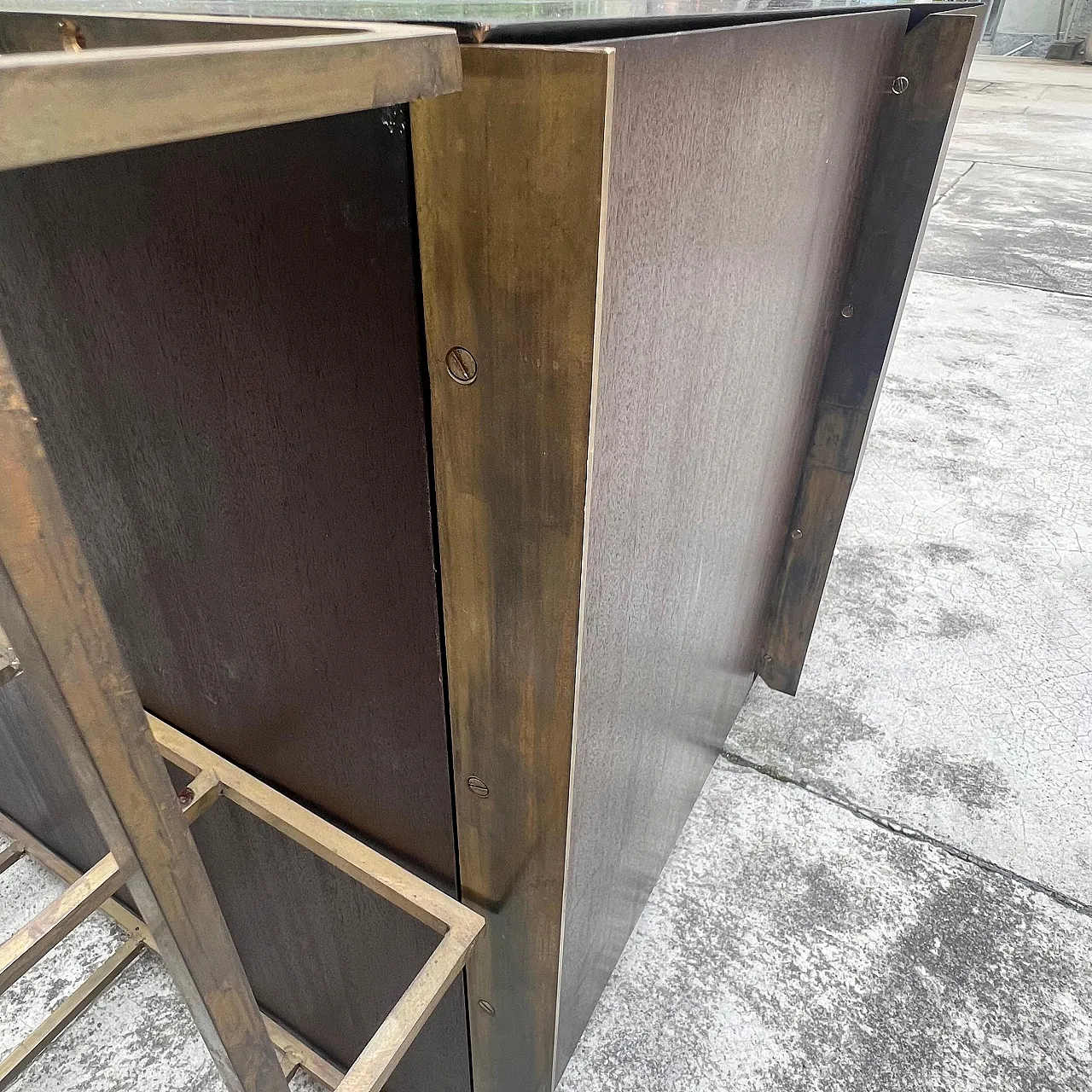 Train corner sculptural sideboard by Alberto Tonni, 1980s 14