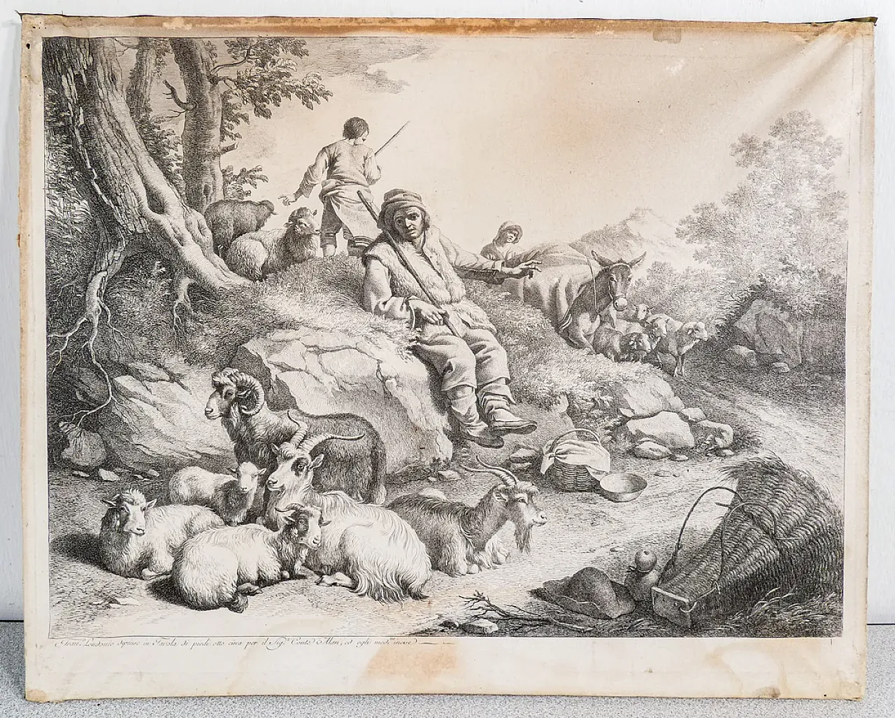 Scena Bucolica di Francesco Londonio, '800 2