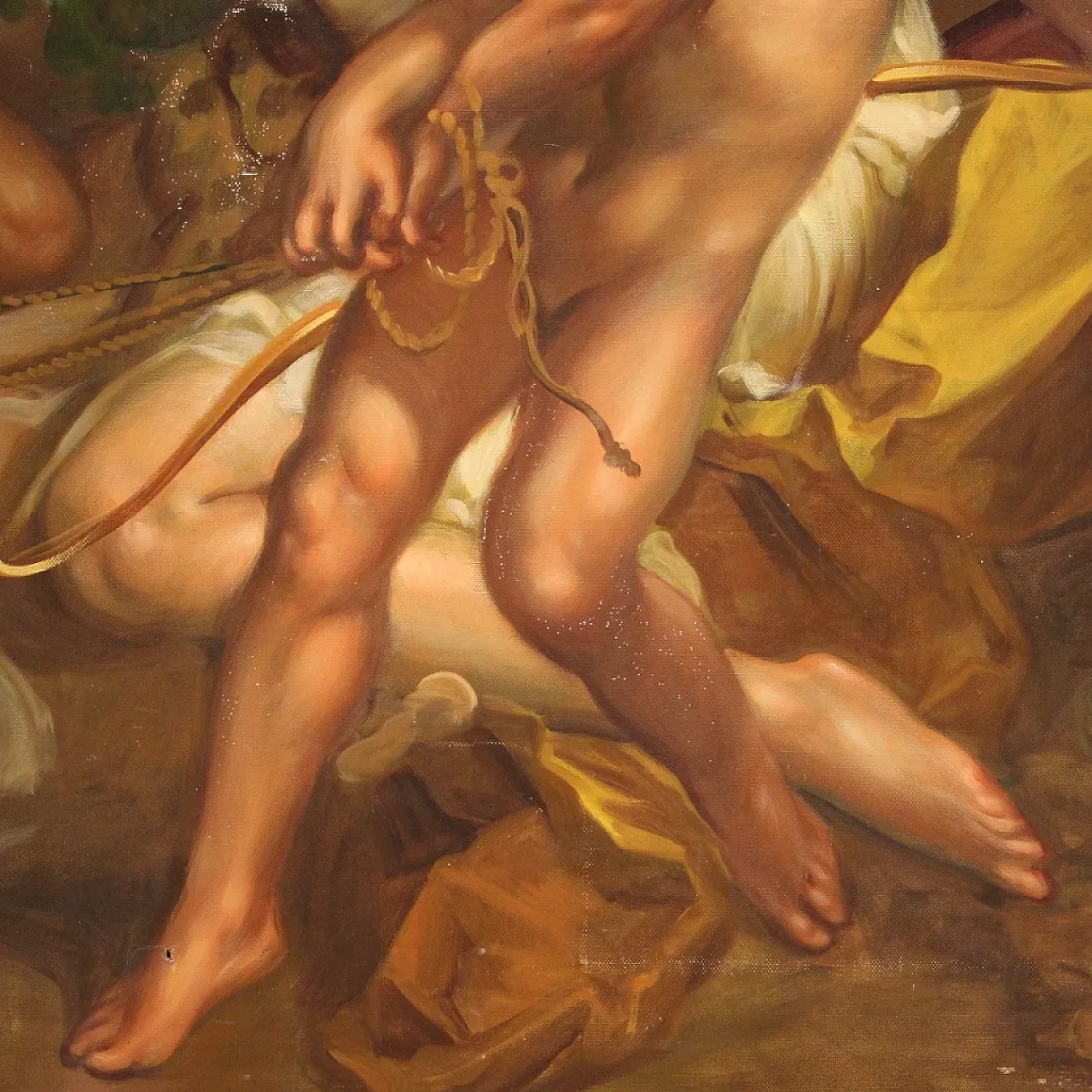 Mattia Traverso, Diana cacciatrice, olio su tela, '900 14