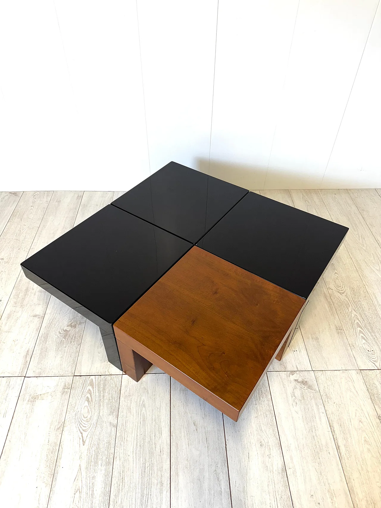 4 Tavolini modulari Nac di Cesare Augusto Nava, anni '70 11