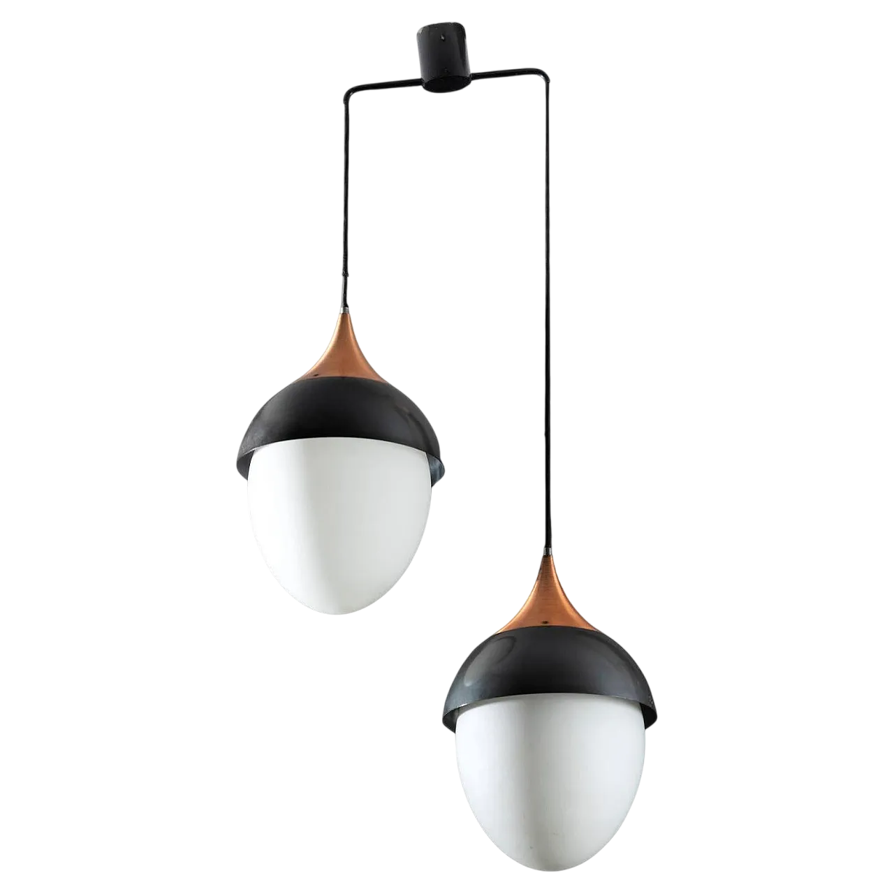 Lampada a sospensione di Stilnovo, anni '50 6