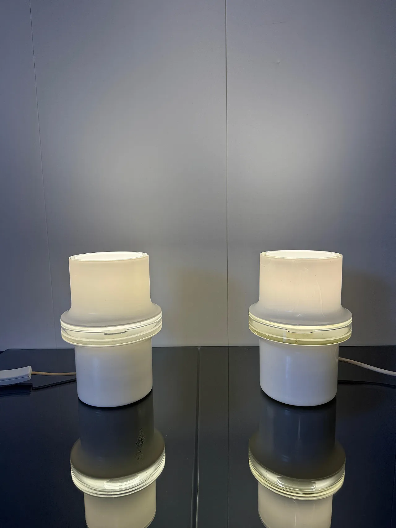 Coppia di lampade Nebulosa di Mario Ticcò per Venini, anni '70 2