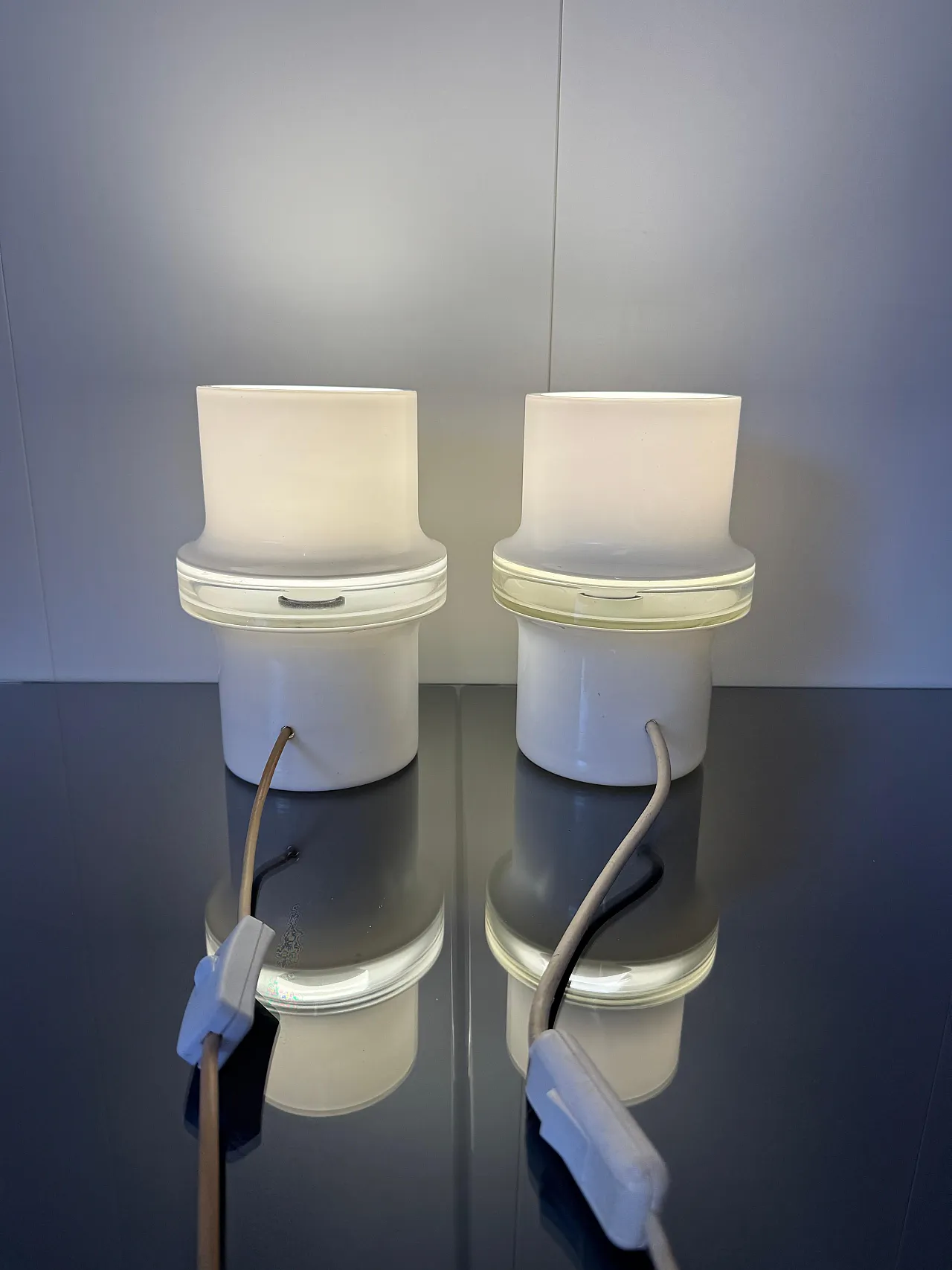 Coppia di lampade Nebulosa di Mario Ticcò per Venini, anni '70 6