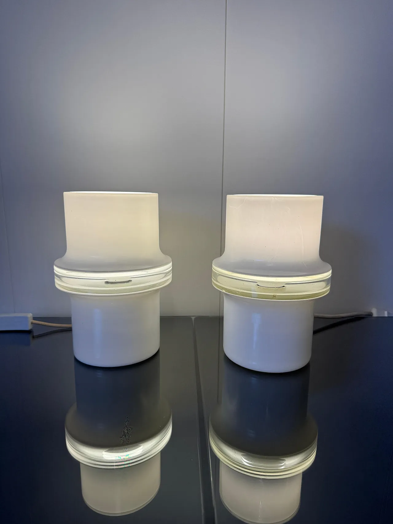 Coppia di lampade Nebulosa di Mario Ticcò per Venini, anni '70 17