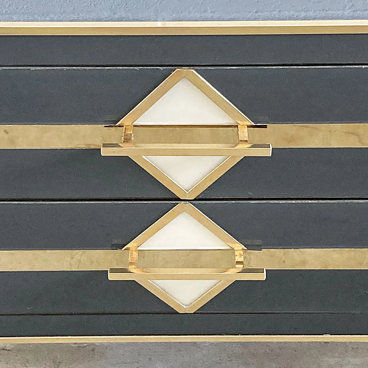 Cassettiera in vetro di Murano, anni '90 6