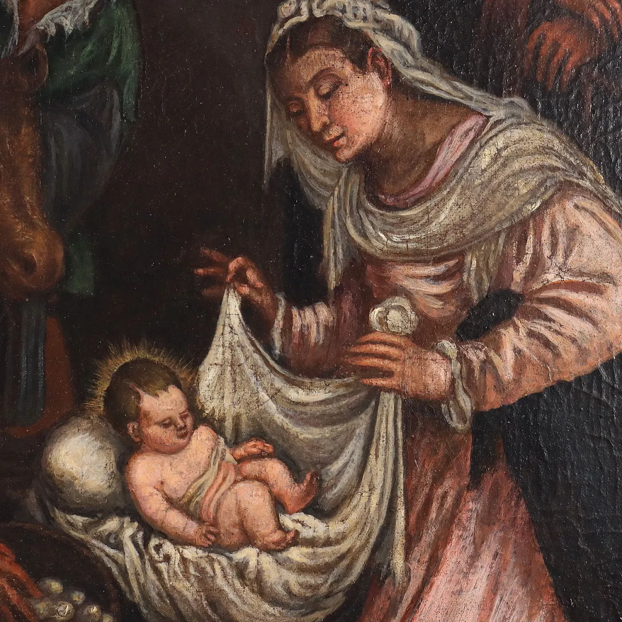 Dipinto della Bottega di Francesco Bassano, olio su tela, '500 4