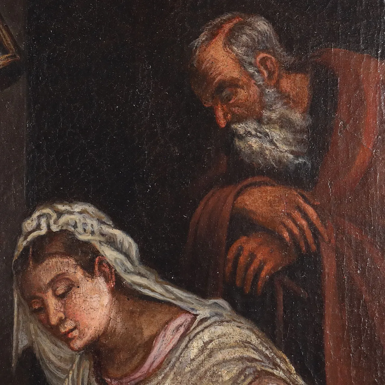 Dipinto della Bottega di Francesco Bassano, olio su tela, '500 5