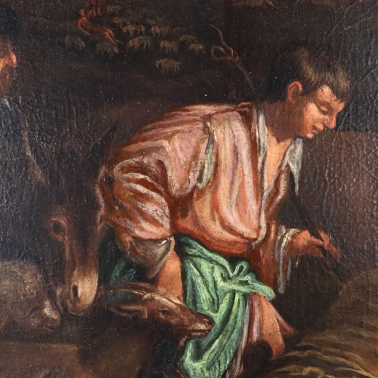 Dipinto della Bottega di Francesco Bassano, olio su tela, '500 8