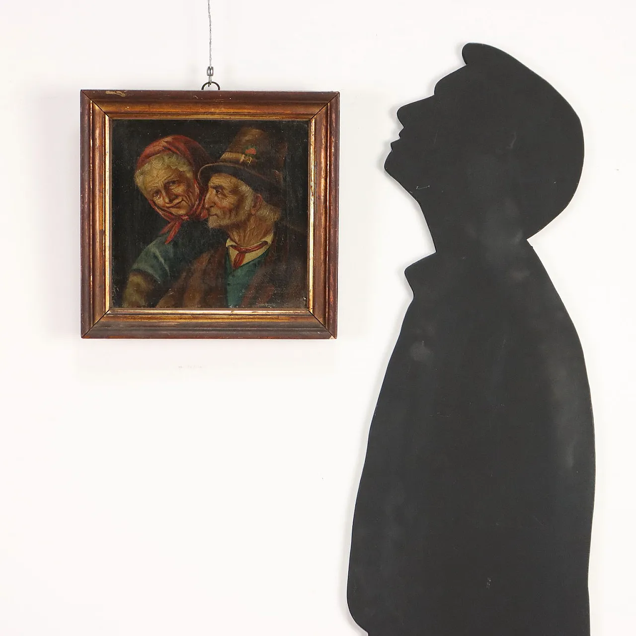 Portrait of an Elderly Couple, oil on canvas, 19th century 2