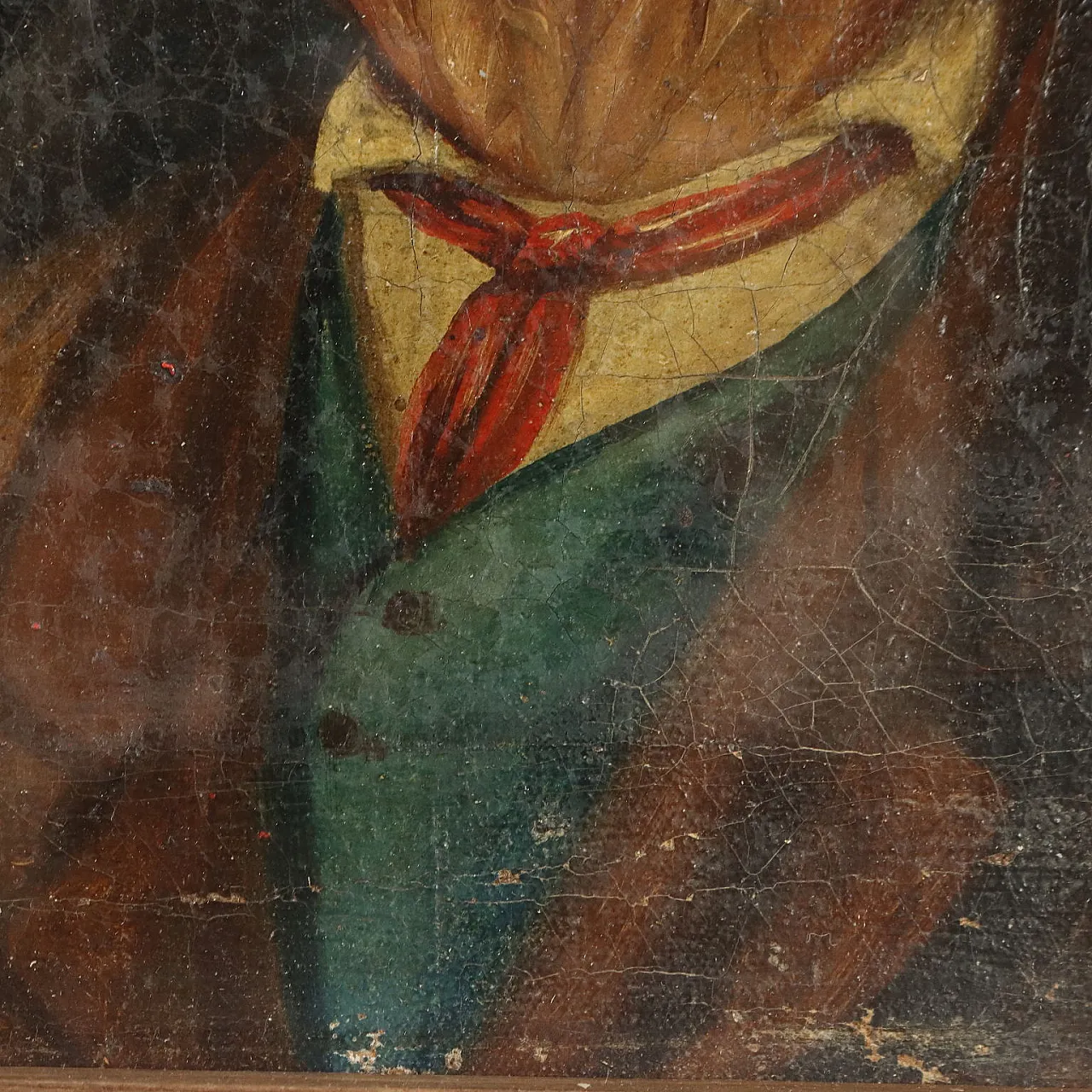 Portrait of an Elderly Couple, oil on canvas, 19th century 6