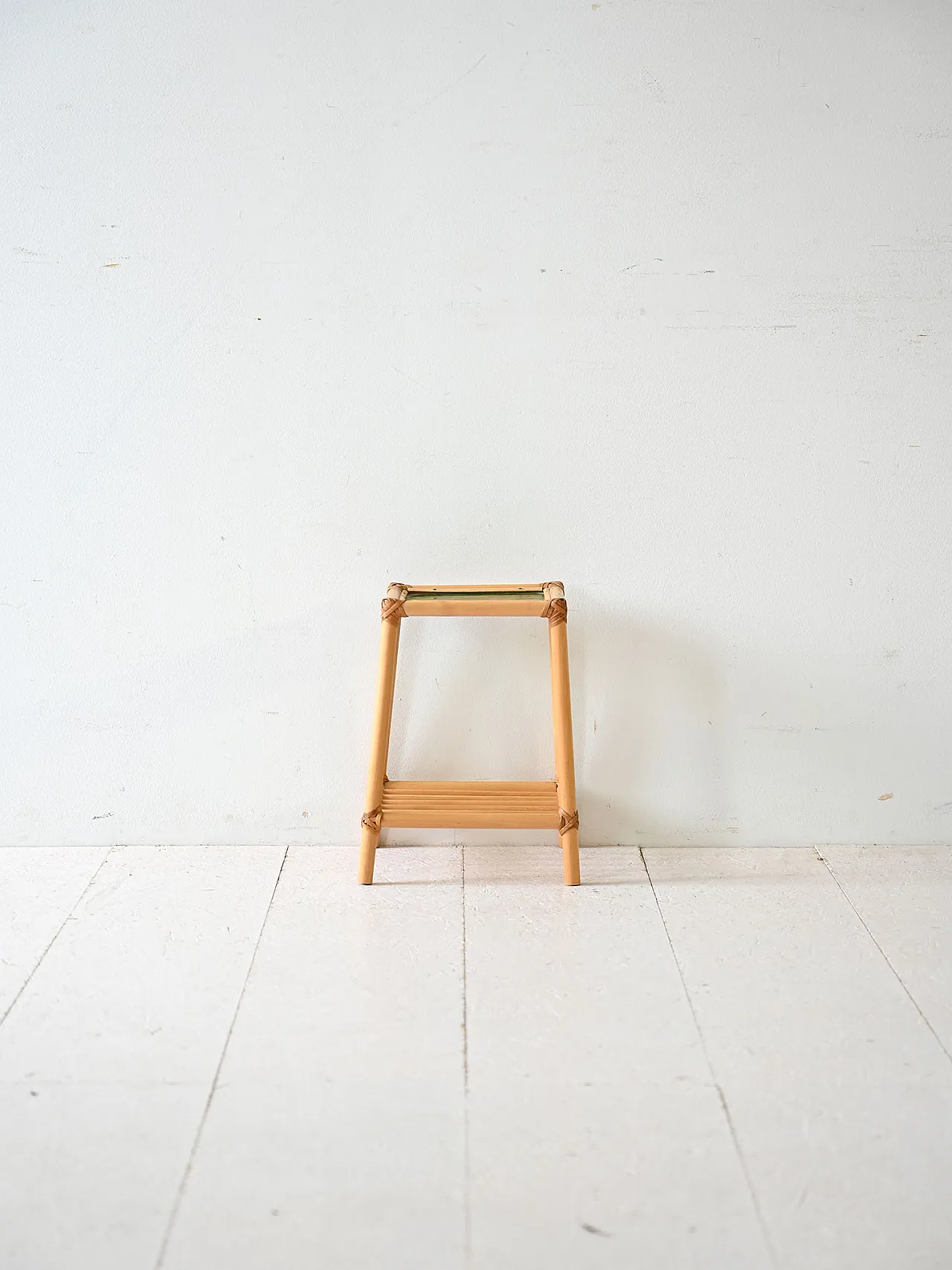 Alzatina porta vaso in bambù, anni '60 3