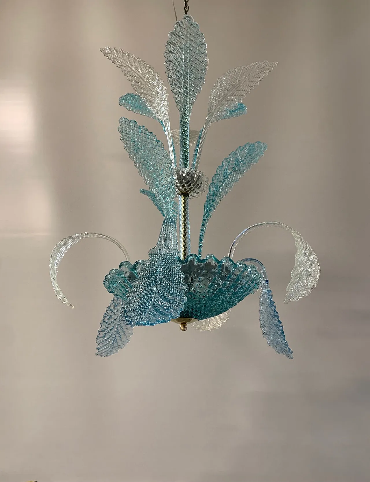 Lampadario Medusa in vetro di Murano attribuito a Seguso, fine '900 4