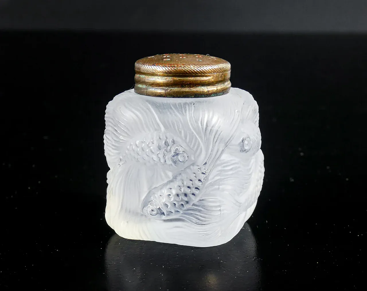 Saliera e pepiera in vetro, primo '900 6