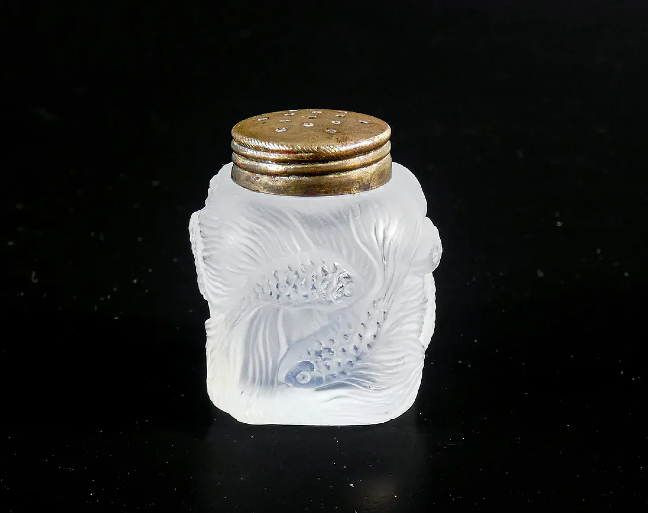 Saliera e pepiera in vetro, primo '900 11