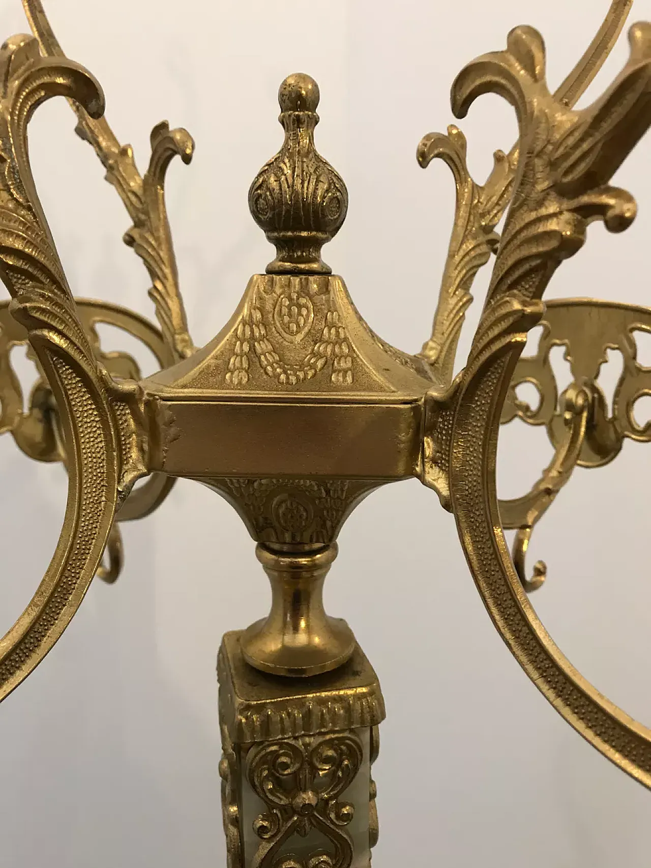 30 Grucce Salvaspazio In Metallo Con Barra Per Pantaloni - Colore Bronzo, Filo 13 Gauge, 40 Cm