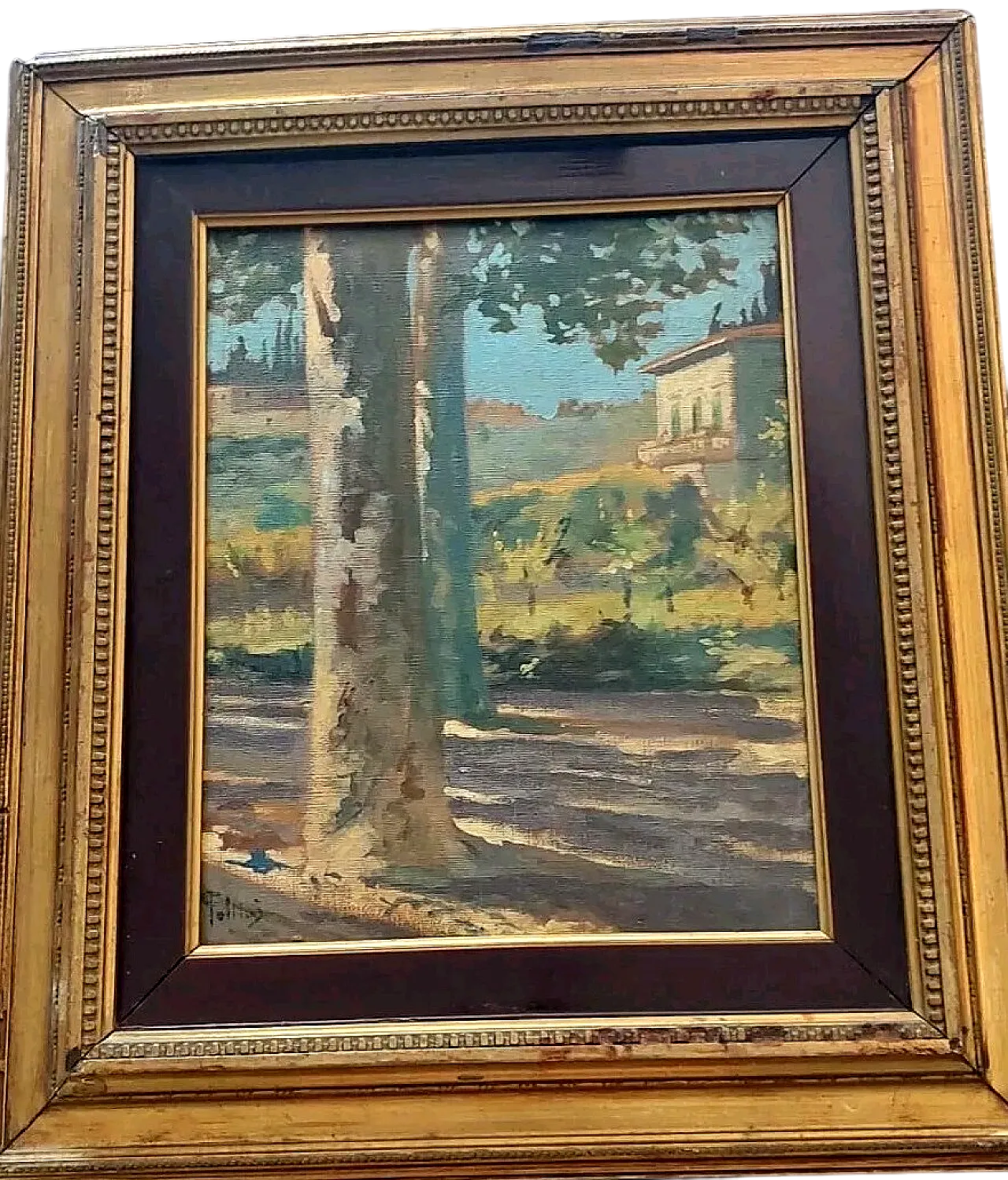 Oil painting on canvas by Carlo Follini, '900 15