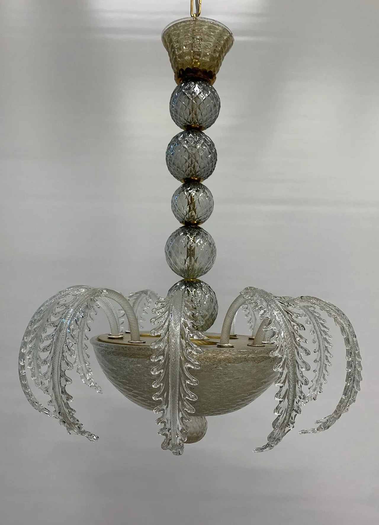 Medusa chandelier in Murano glass attributed to Seguso, 1950s 1