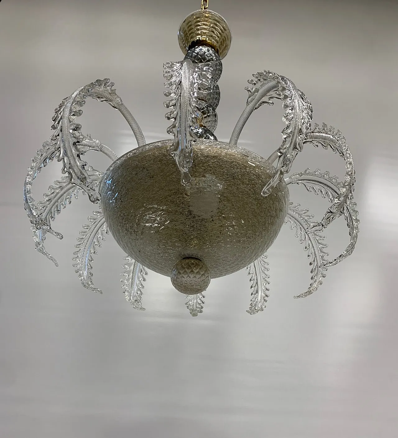Medusa chandelier in Murano glass attributed to Seguso, 1950s 4